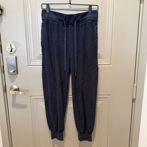 Free People Movement Terry Cloth Joggers Blue Size XS Extra Small